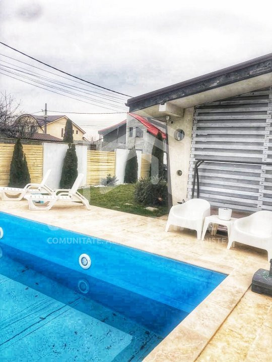 Vila de inchiriat, complet mobilata, piscina privata, pet friendly, Corbeanca