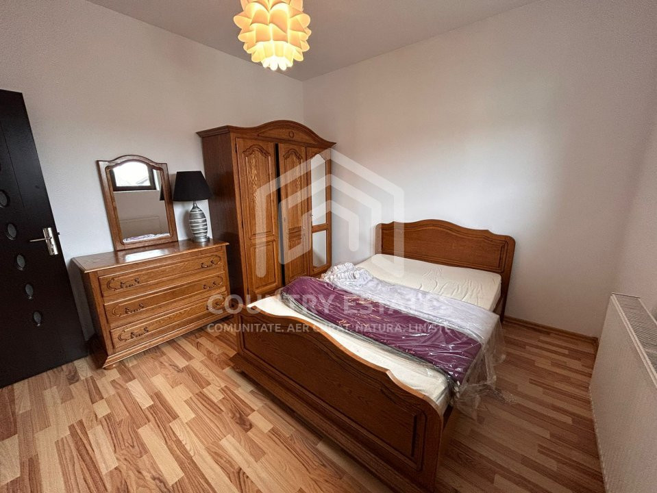 Vila duplex de inchiriat, mobilata, strada privata cu bariera, Padurea Tamasi