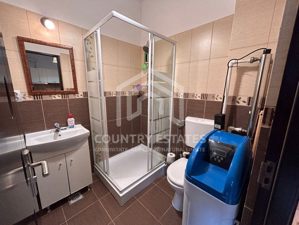 Vila duplex de inchiriat, mobilata, strada privata cu bariera, Padurea Tamasi