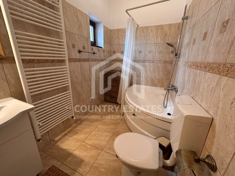 Vila duplex de inchiriat, mobilata, strada privata cu bariera, Padurea Tamasi