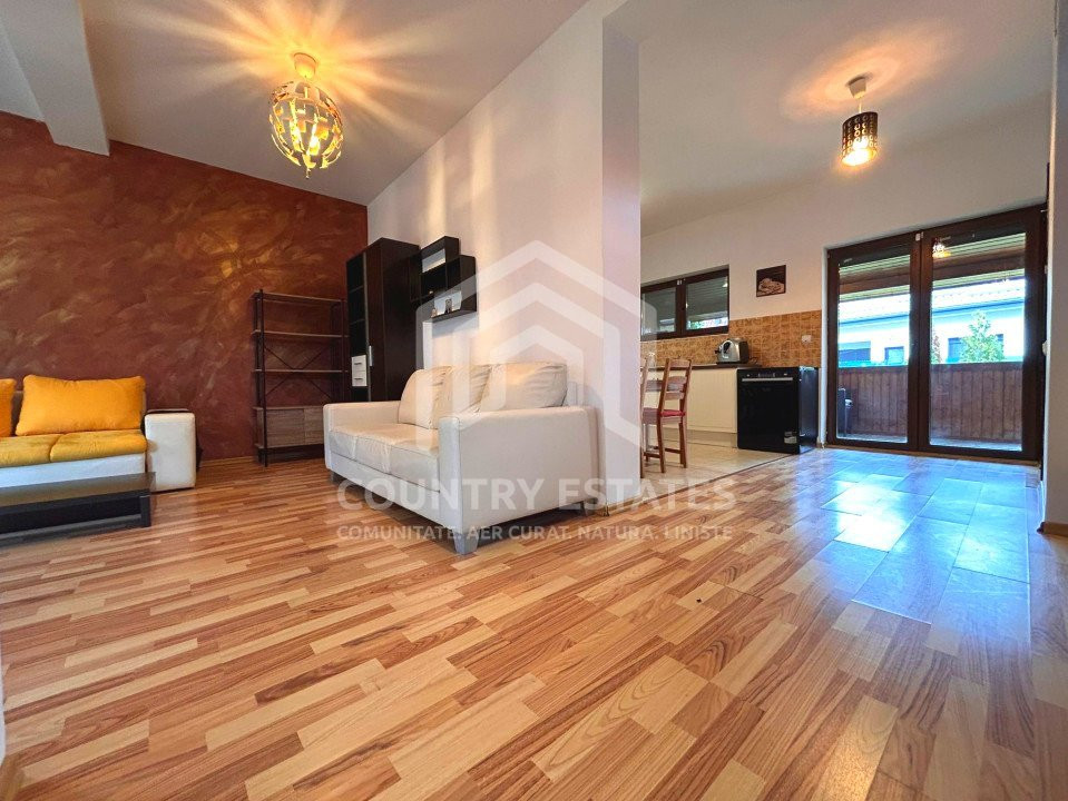 Vila duplex de inchiriat, mobilata, strada privata cu bariera, Padurea Tamasi