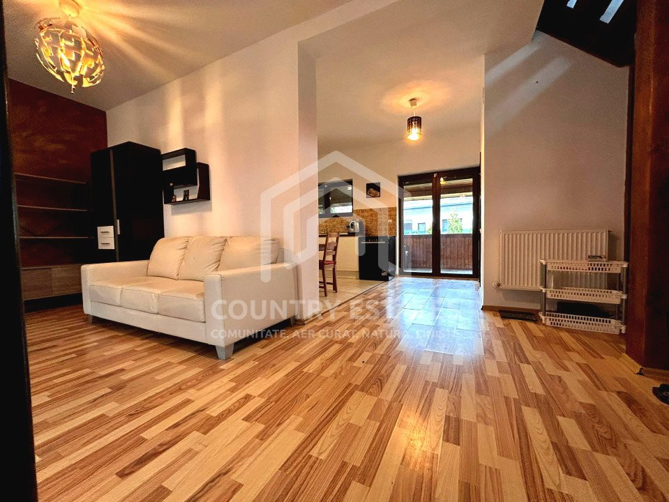 Vila duplex de inchiriat, mobilata, strada privata cu bariera, Padurea Tamasi