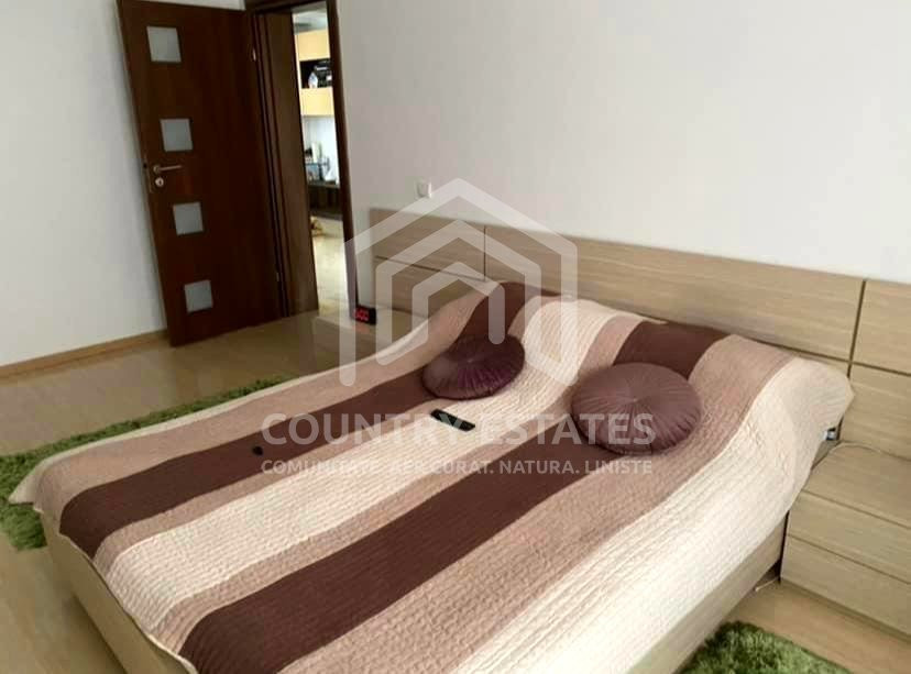 De vanzare apartament 2 camere Otopeni, parter, cu gradina, mobilat complet