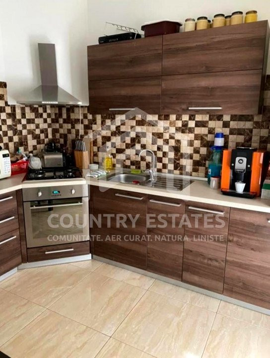 De vanzare apartament 2 camere Otopeni, parter, cu gradina, mobilat complet