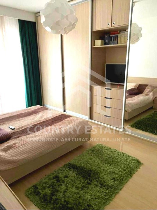 De vanzare apartament 2 camere Otopeni, parter, cu gradina, mobilat complet