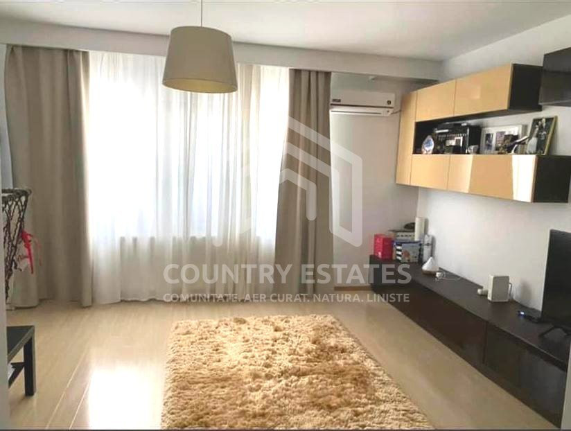 De vanzare apartament 2 camere Otopeni, parter, cu gradina, mobilat complet