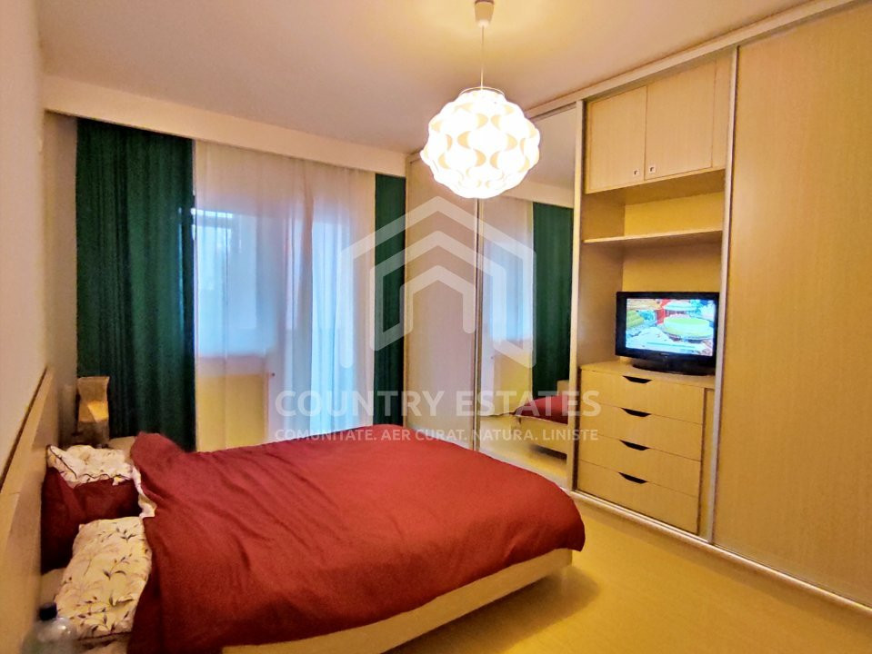 De vanzare apartament 2 camere Otopeni, parter, cu gradina, mobilat complet