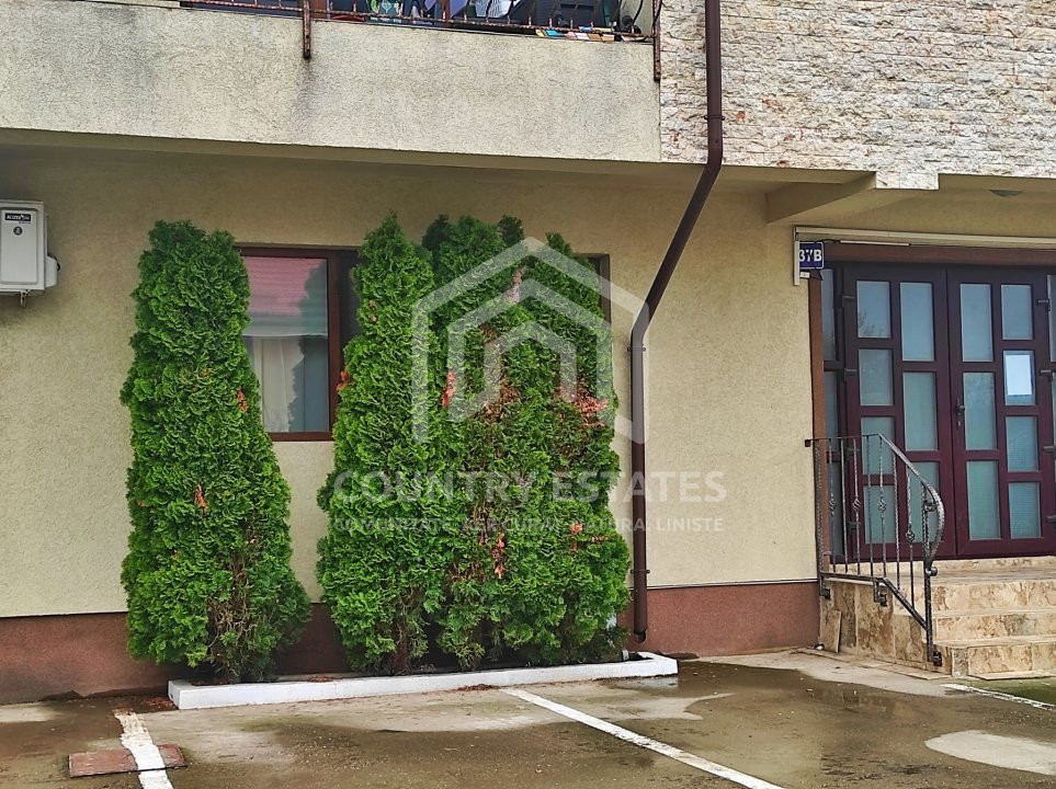 De vanzare apartament 2 camere Otopeni, parter, cu gradina, mobilat complet
