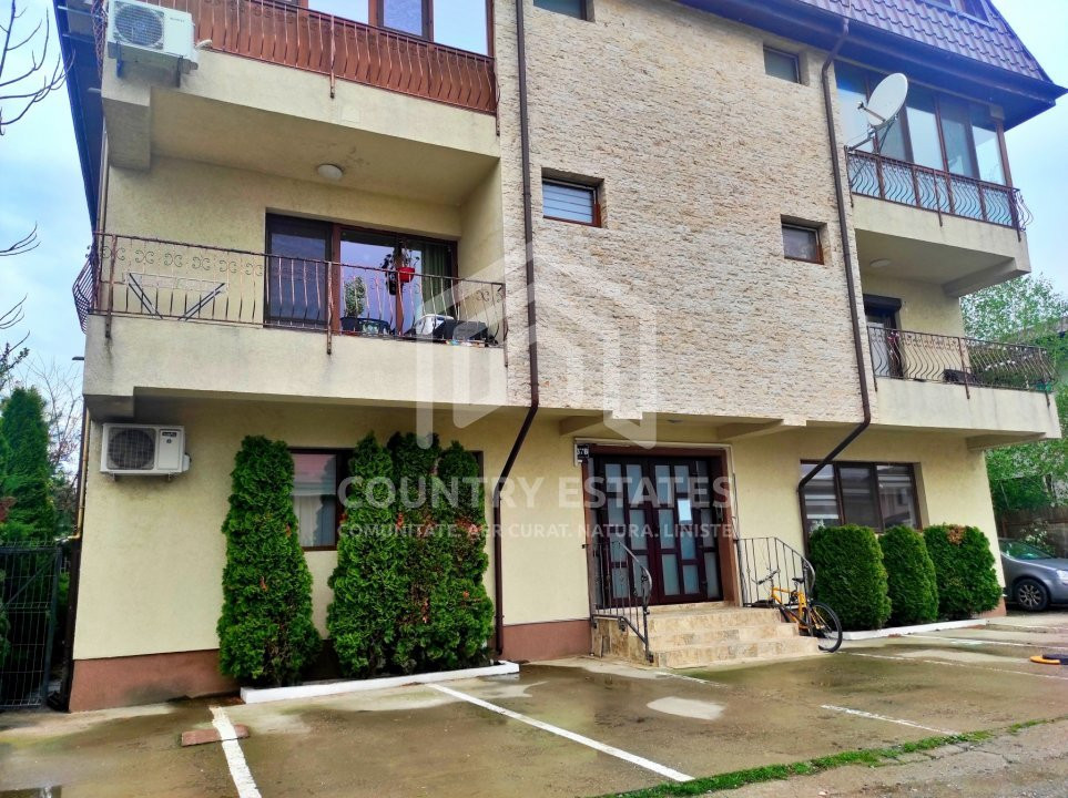 De vanzare apartament 2 camere Otopeni, parter, cu gradina, mobilat complet