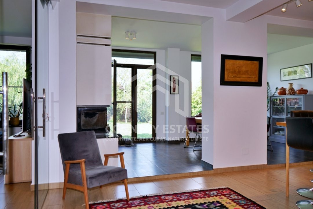 Vila Nature, de vânzare, Paradisul Verde Corbeanca, mobilată și utilată