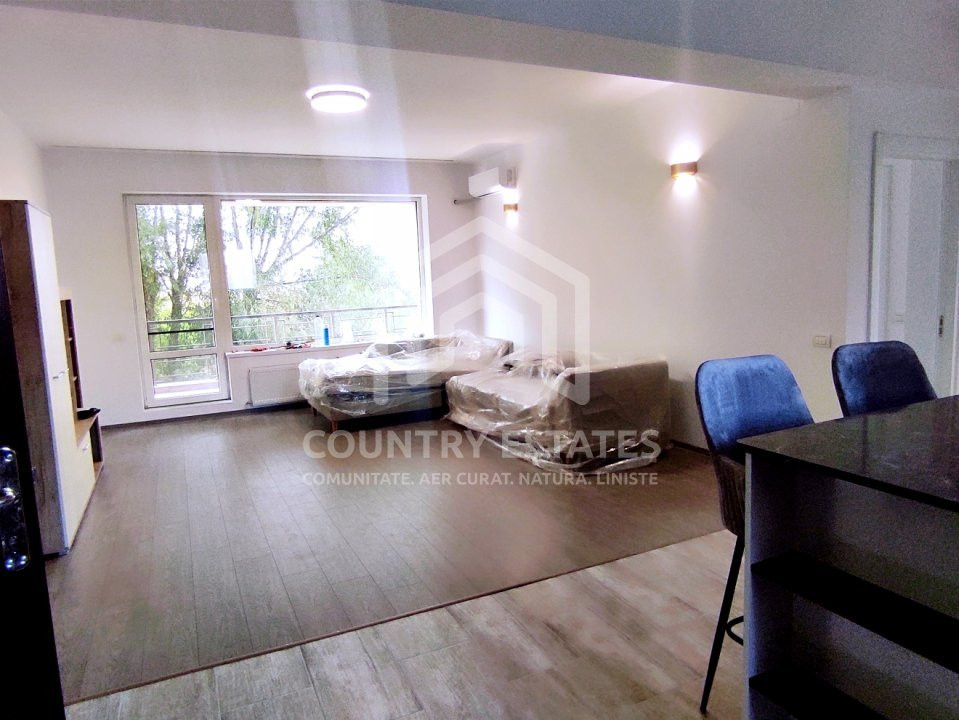 Apartament 3 camere de închiriat Corbeanca, bloc NOU!