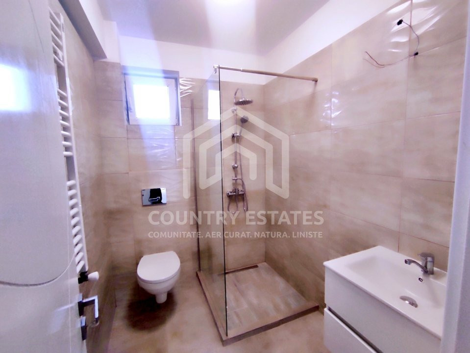 Apartament 3 camere de închiriat Corbeanca, bloc NOU!
