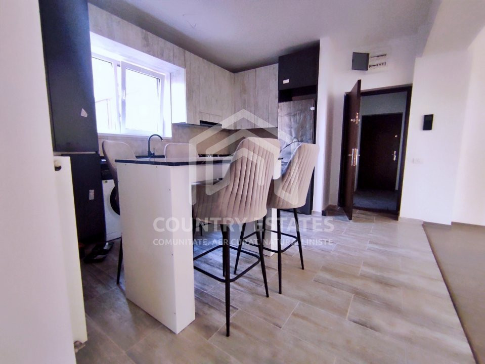 Apartament 3 camere de închiriat Corbeanca, bloc NOU!
