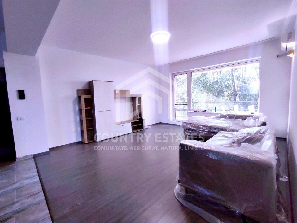 Apartament 3 camere de închiriat Corbeanca, bloc NOU!