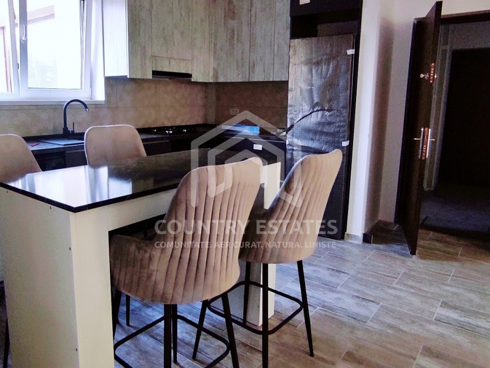 Apartament 3 camere de închiriat Corbeanca, bloc NOU!