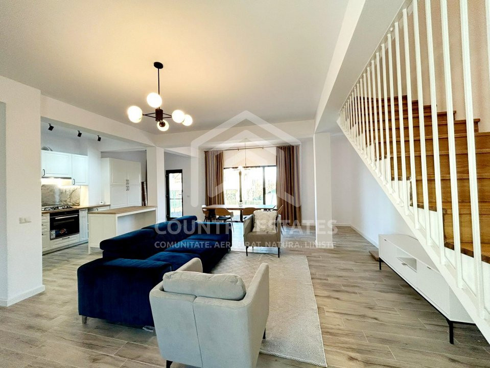 Vila North One, duplex complet mobilat, Balotesti