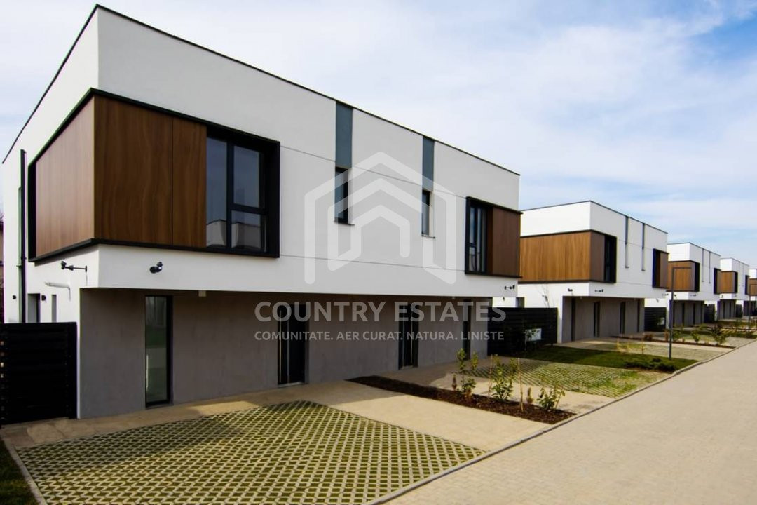 OPORTUNITATE! Vila SMART, ansamblu rezidential Vernis Sunrise Villas, Corbeanca