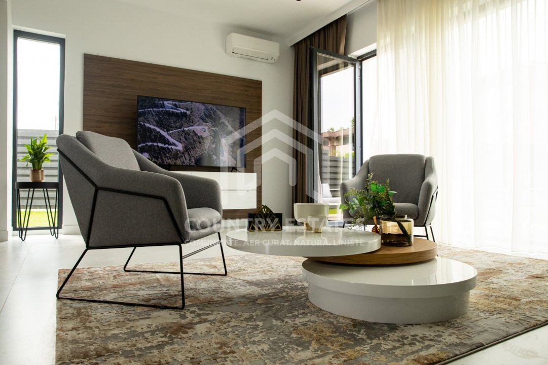 OPORTUNITATE! Vila SMART, ansamblu rezidential Vernis Sunrise Villas, Corbeanca