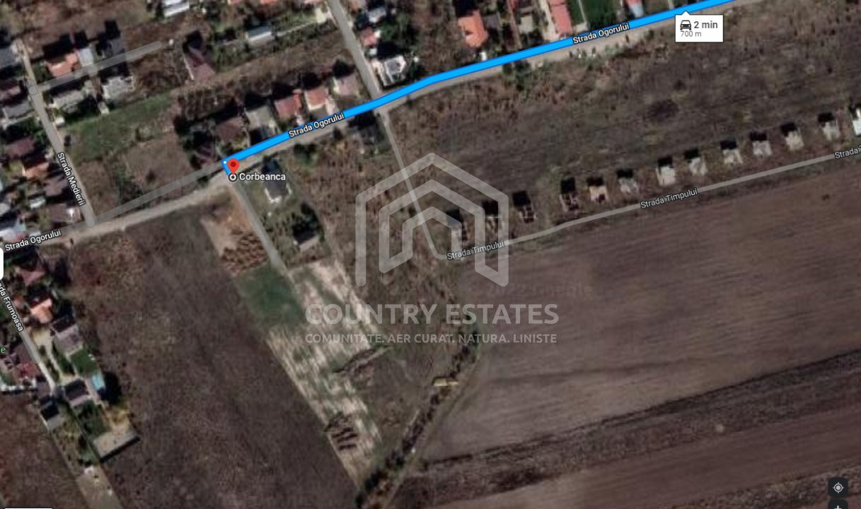 Reprezentare exclusiva! Teren de vanzare  Corbeanca, cu proiect si autorizatie