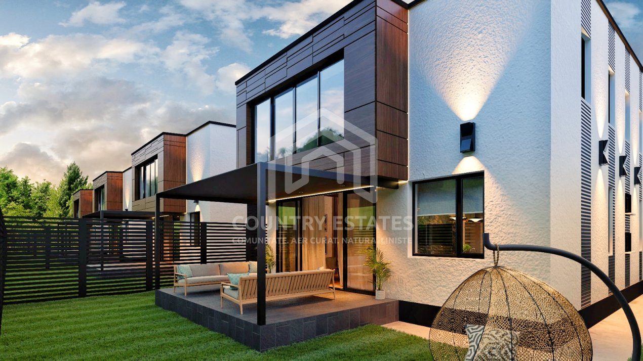 Casa viitorului, vila cu 5 camere, independenta energetic in Paradisul Verde