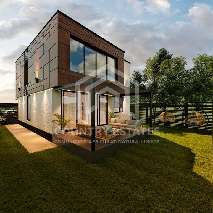 Casa viitorului, vila cu 5 camere, independenta energetic in Paradisul Verde