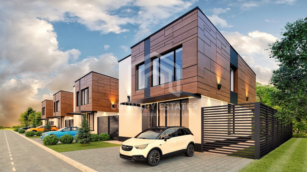 Casa viitorului, vila cu 5 camere, independenta energetic in Paradisul Verde