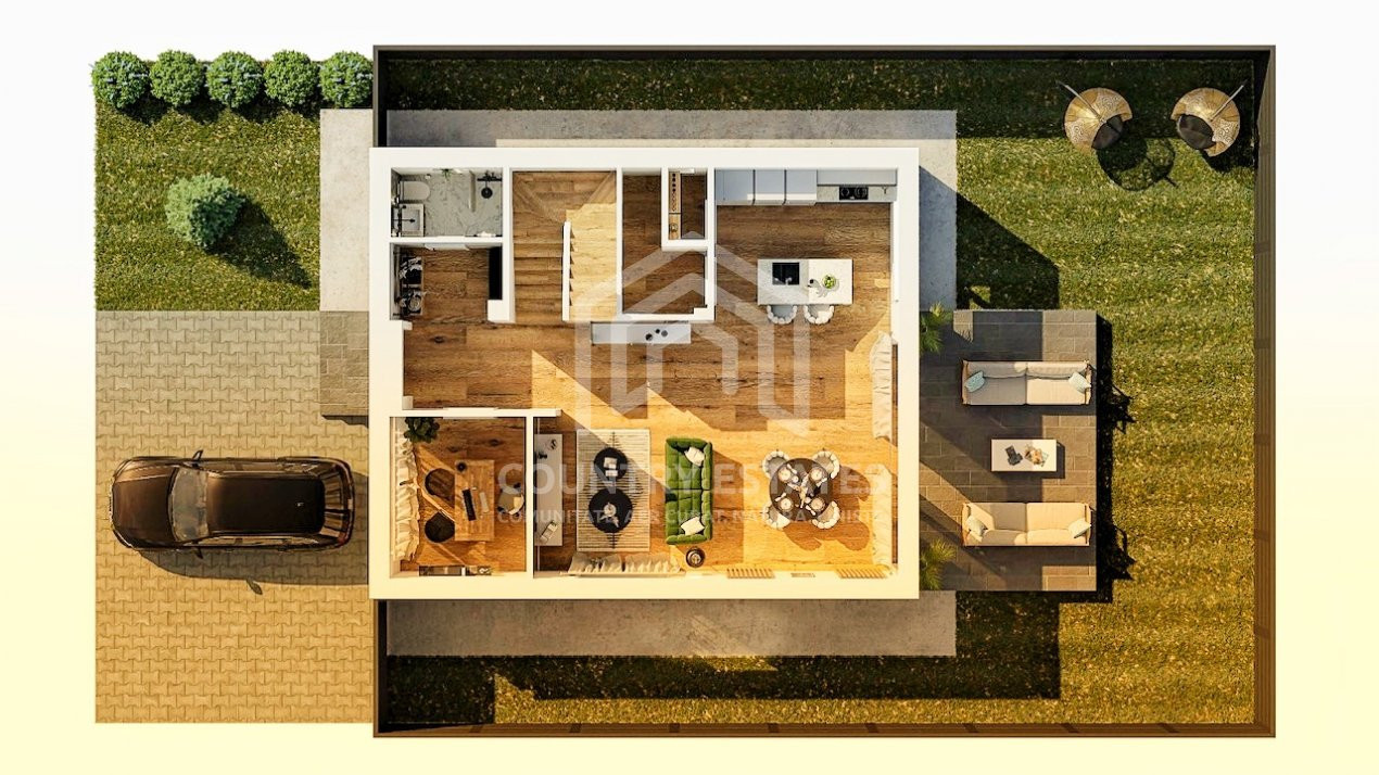 Casa viitorului, vila cu 5 camere, independenta energetic in Paradisul Verde